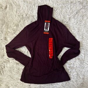 Banana Republic Merino Wool Burgundy Turtleneck Sweater